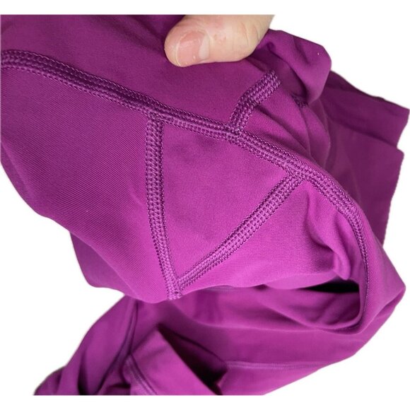 Lululemon Making Moves Tight Pants Pleated Leg Regal Plum Side Pockets 4 - Picture 5 of 11